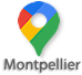 Logo google maps Montpellier