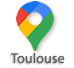 Logo google maps Toulouse